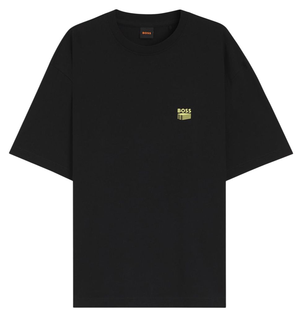 Boss - "Brutalism" T-Shirt für Herren, Rückseitiger Aufdruck GT18172 (L) (Schwarz)