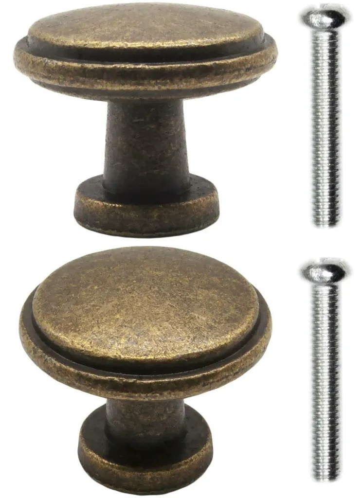 Lot de 2 Poignées Rétro pour Restaurer une Commode ou Buffet de Cuisine