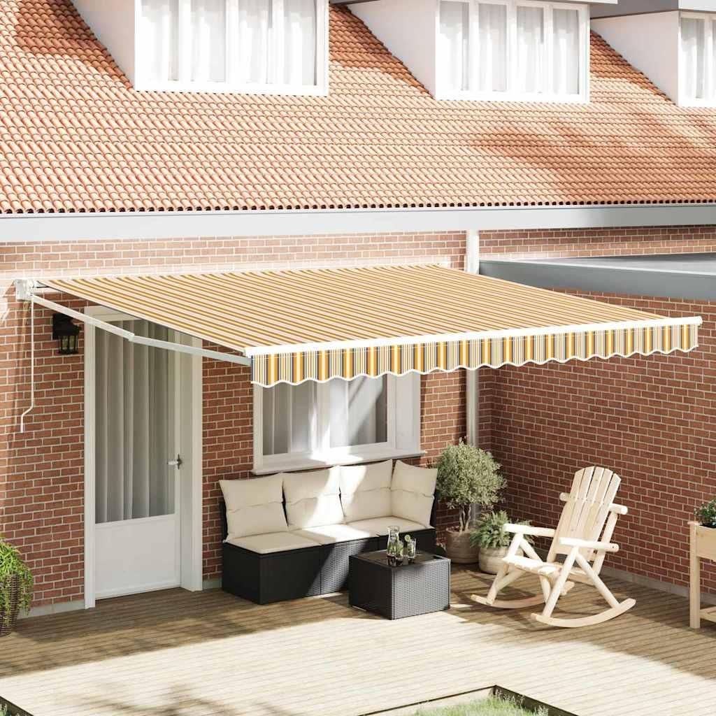 Maison Exclusive - Einziehbare Markise Mehrfarbig 400 x 300 cm