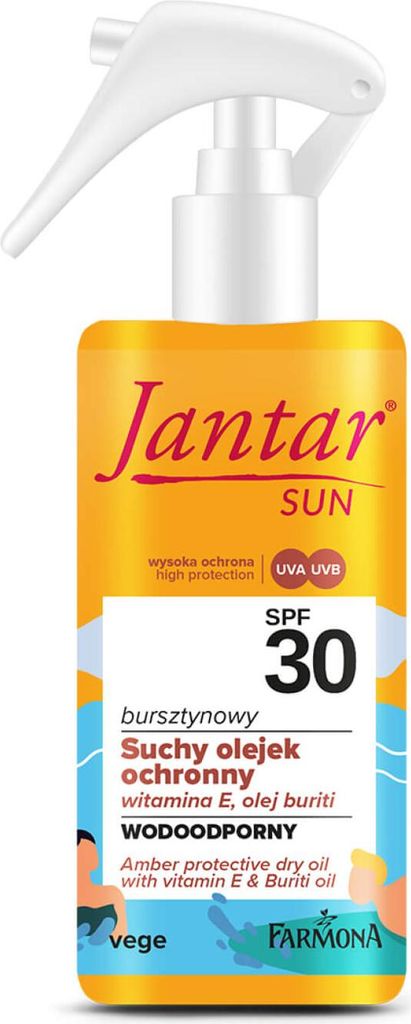 Farmona Jantar Sun Bursztynowy Suchy olejek ochronny SPF30, 150 ml