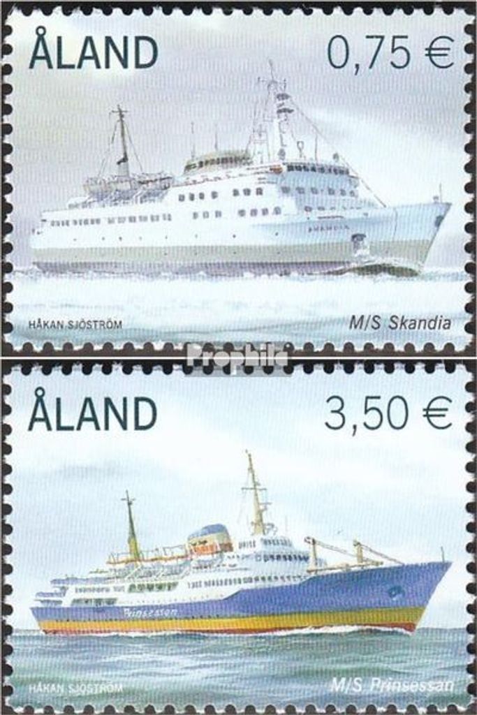 Briefmarken Finnland - Aland 2010 Mi 325-326 (kompl.Ausg.) postfrisch Fährschiffe