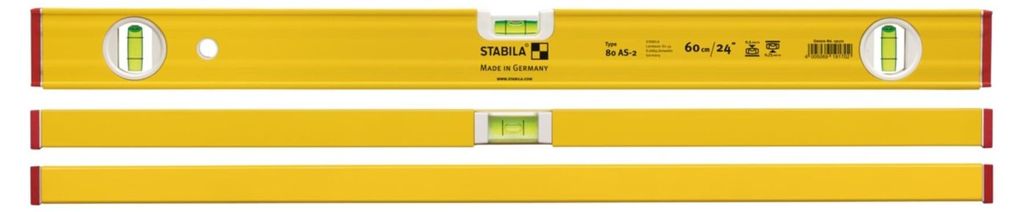 STABILA 19176 STABILA Wasserwaage Type 80 AS-2 19176, Imagen del producto 