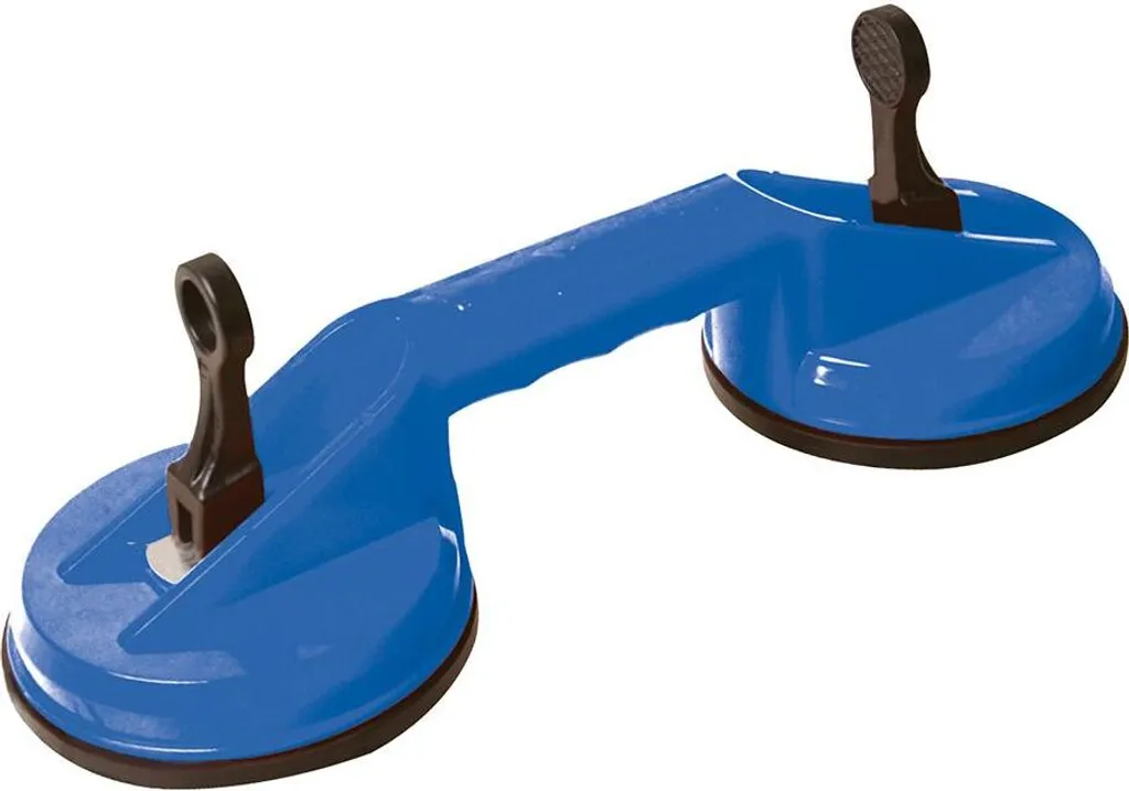 Ventouse double en ABS robuste Silverline pour le levage de dalles lisses