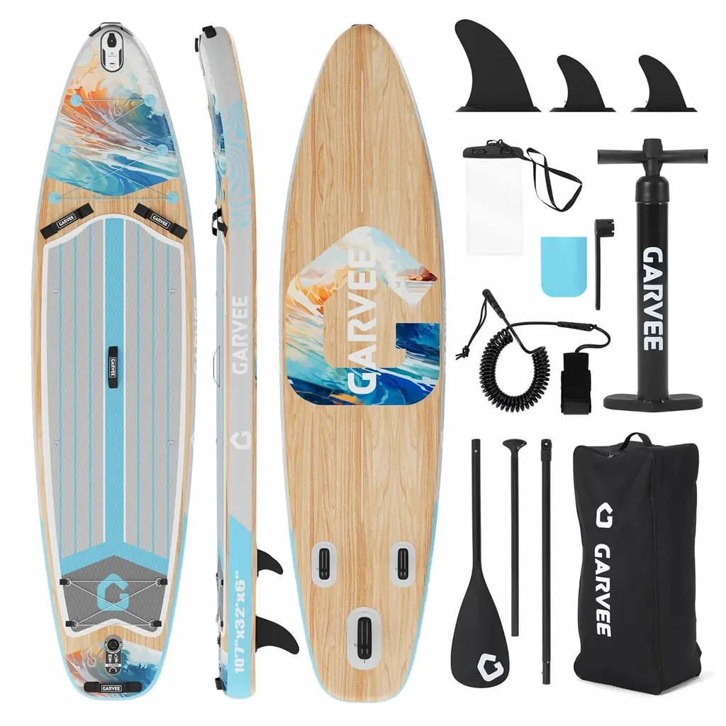Planche de SUP gonflable 335cm avec support caméra et kit complet PVC