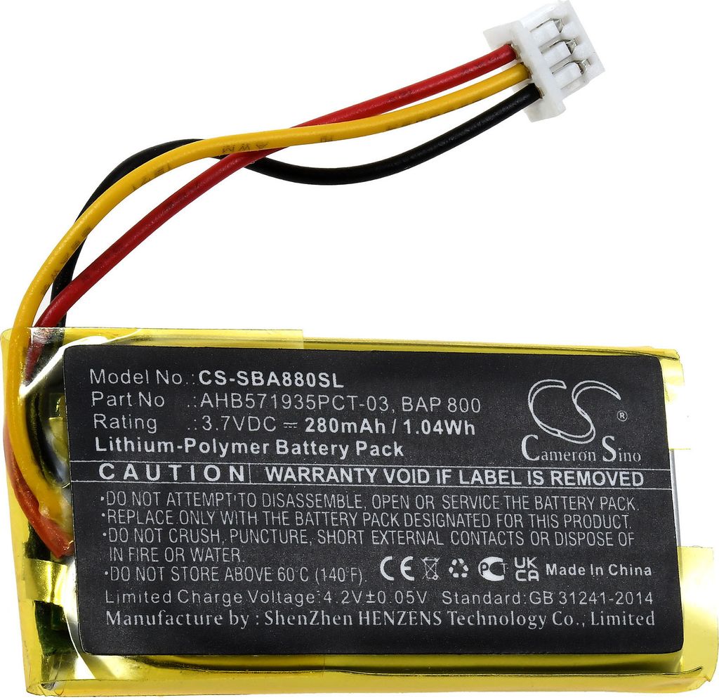 Akku für Kopfhörer kompatibel mit Sennheiser Flex 5000