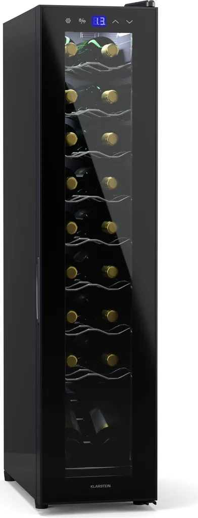 Cave à vin Klarstein 50L - Réfrigérateur à boissons avec porte vitrée