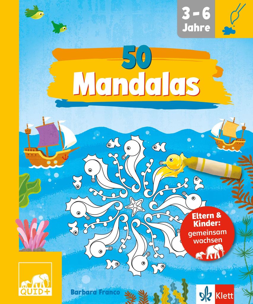 QUID+ 50 Mandalas: für Kinder von 3–6 Jahren mit Eltern-Guide
