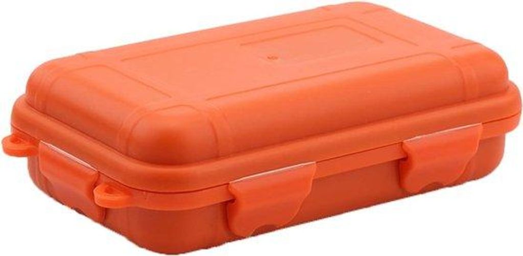 Wasserdichte Transportkiste - Outdoor-Container - Schlagfest - Luftdicht - L - Orange