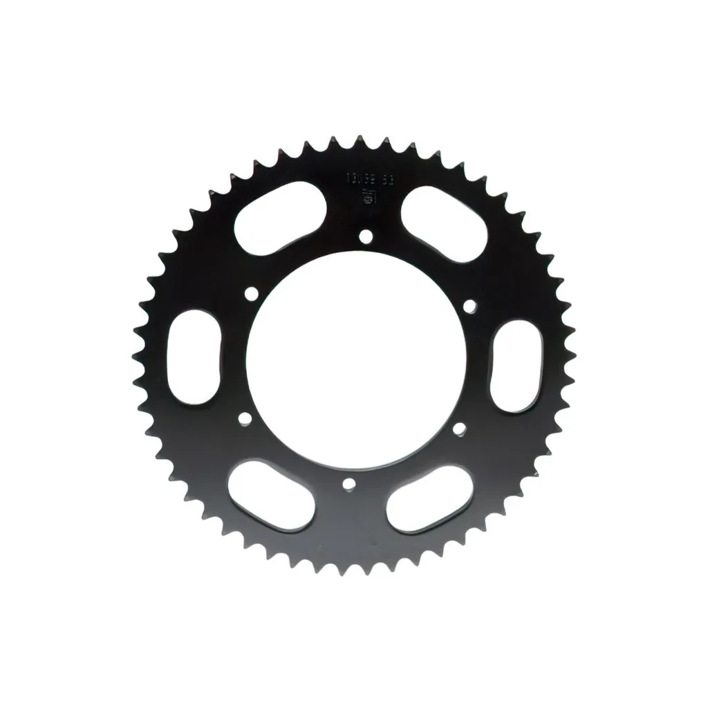 Couronne Arrière 53 Dents Pas 420 en Acier pour Moto Derbi 50cc Euro 3