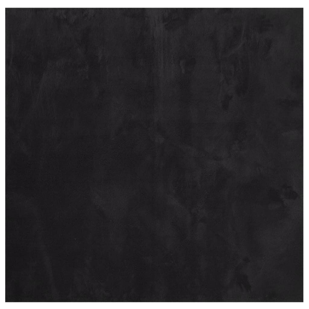 vidaXL Tapis HUARTE à poils courts Doux et lavable Noir Image du produit 