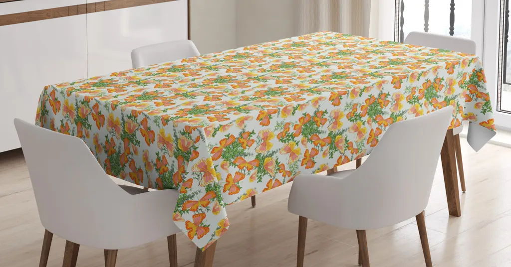 Tovaglia Primaverile ABAKUHAUS 140x240 Farfalle - Arredo Tavola Multicolore