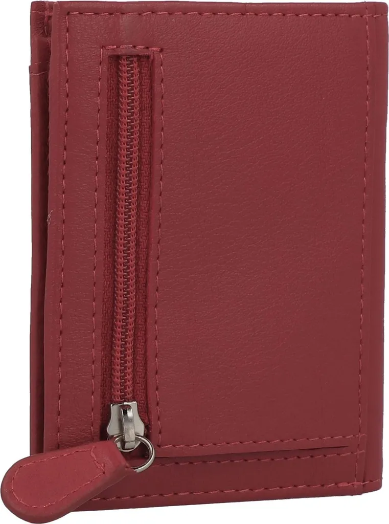 bugatti Secure Slim Special Zip Mini Wallet - Portefeuille compact rouge