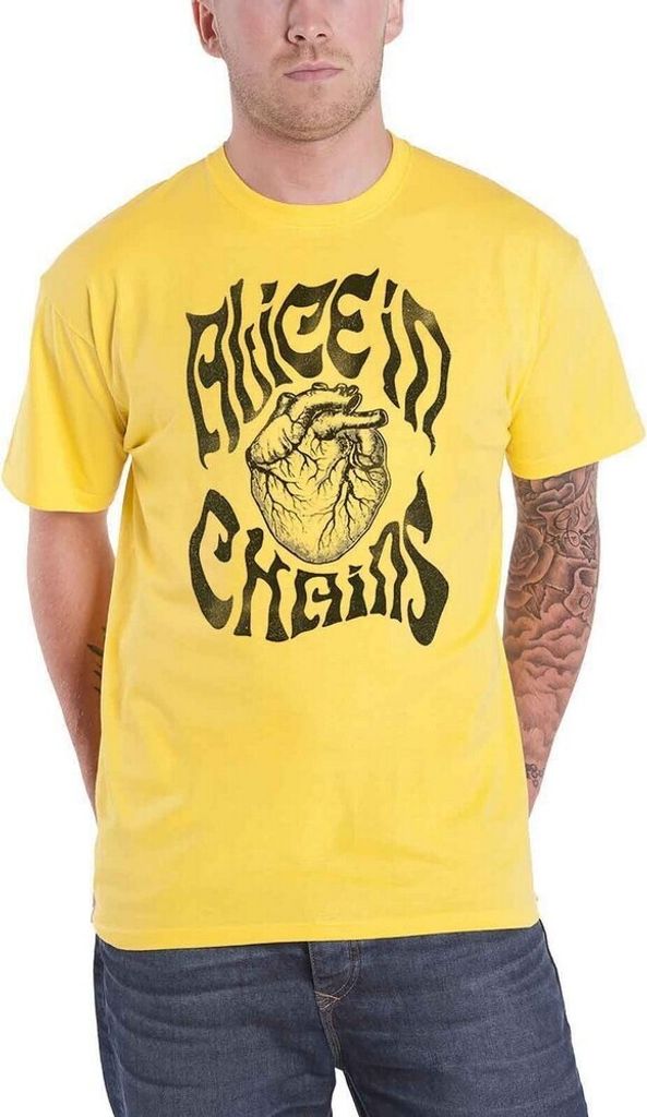 Alice In Chains - "Transplant" T-Shirt für Herren/Damen Uni RO1165 (XXL) (Gelb)