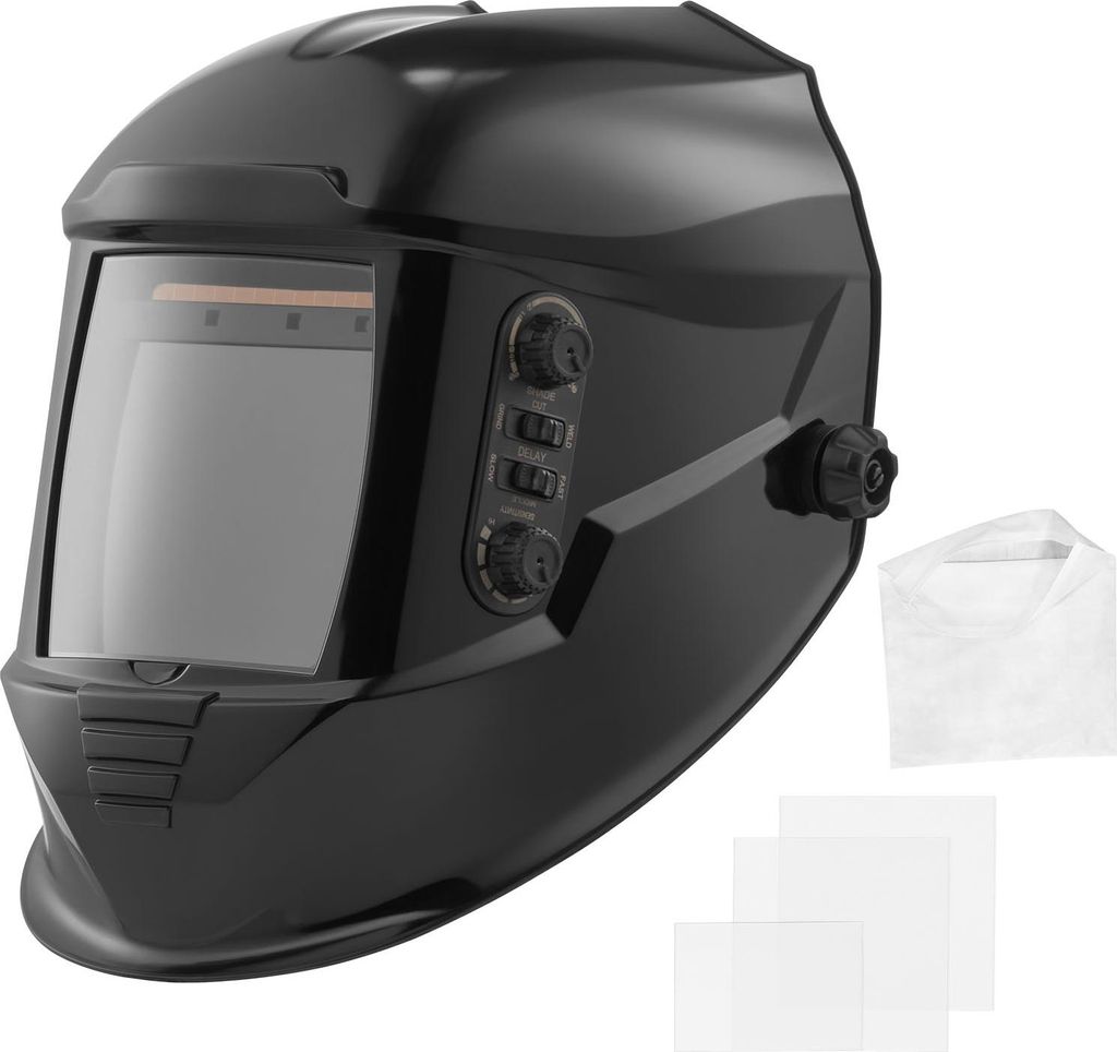 Casco per saldatura automatico VEVOR, 100x95 mm true color, Immagine del prodotto 