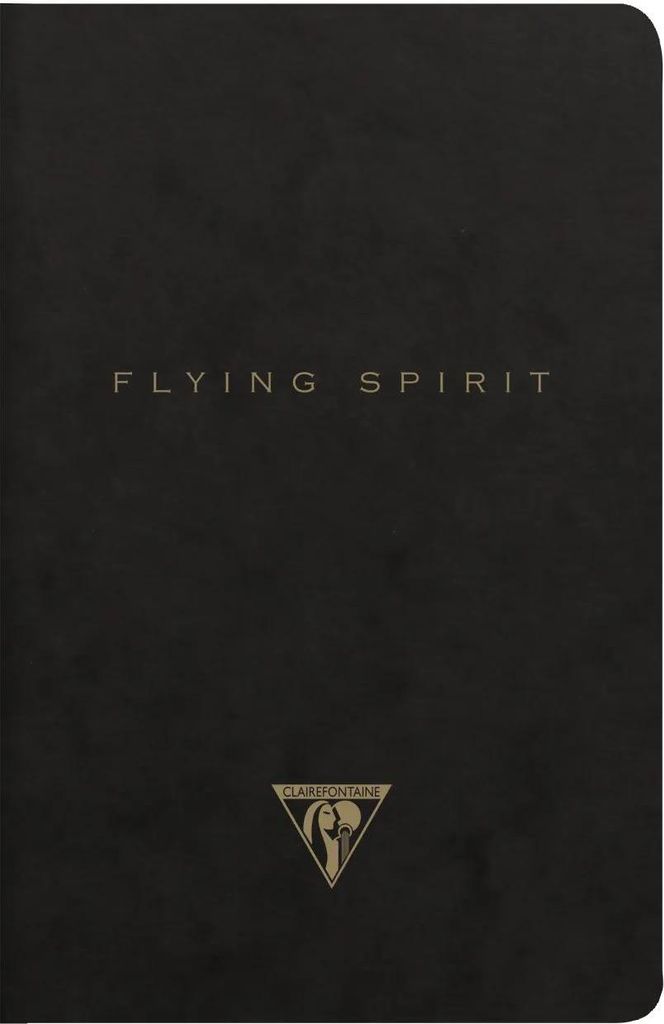 Clairefontaine 5x Flying Spirit Heft liniert 9x14 cm 48 Blatt - Schwarz 102596C