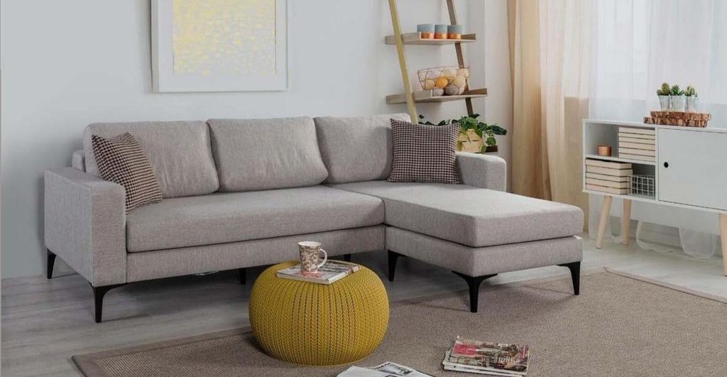 Wohnzimmer Sofa L-Form Möbel Modern Luxus Ecksofa Couch Produktbild 