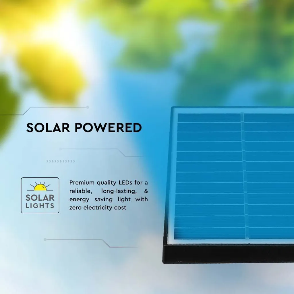 Spot Solaire de Balisage Extérieur Etanche IP65 3000K Noir pour Allée