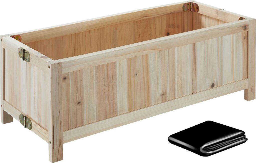 tectake Hochbeet Blomster klappbar 70 x 30 x 25 cm, Belastbarkeit 50 kg
