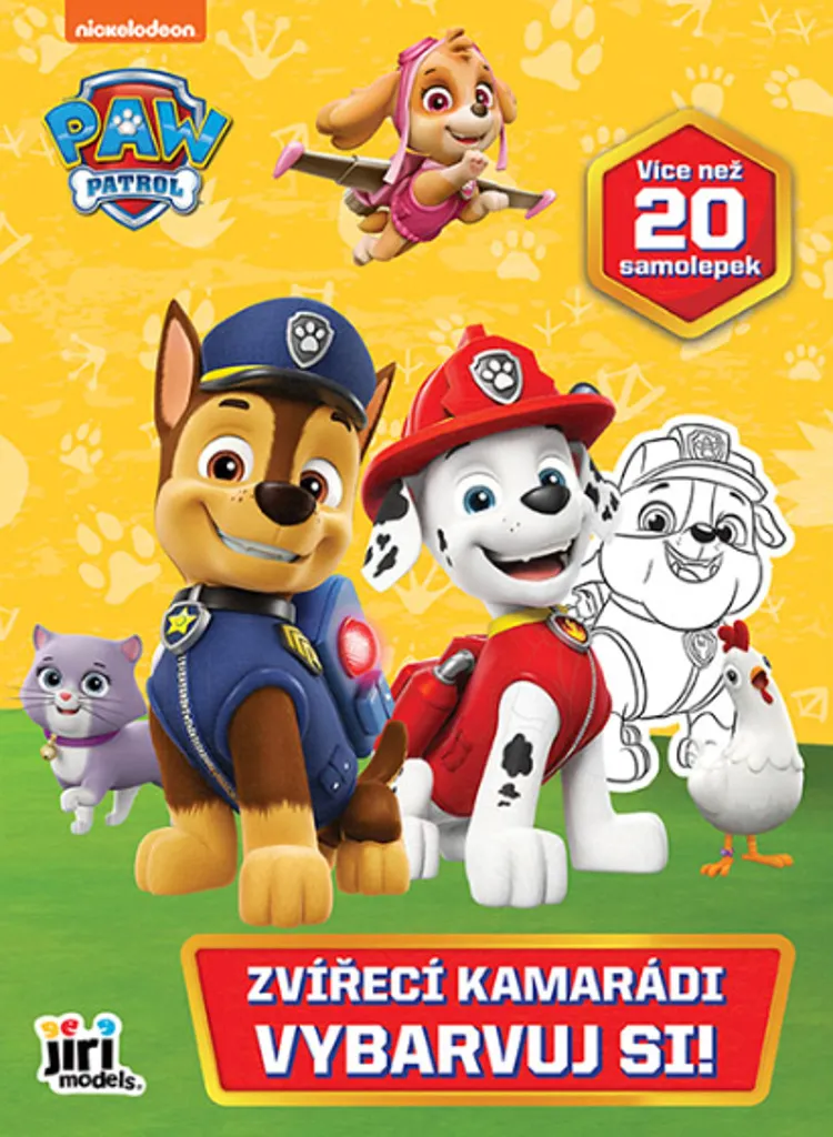 Coloriage Paw Patrol sans Débordement - Amis des Animaux pour Débutants