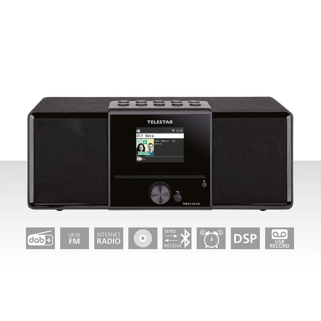 Telestar Dira S32i CD schwarz Produktbild 