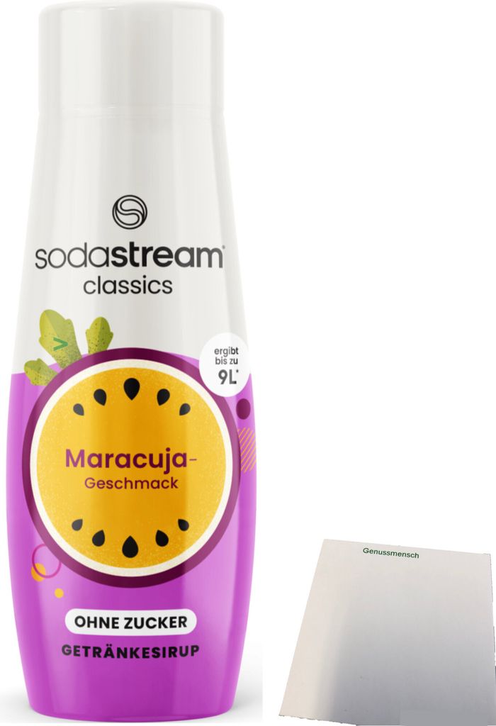 SodaStream Sirup Maracuja Geschmack ohne Zucker (440ml Produktbild 