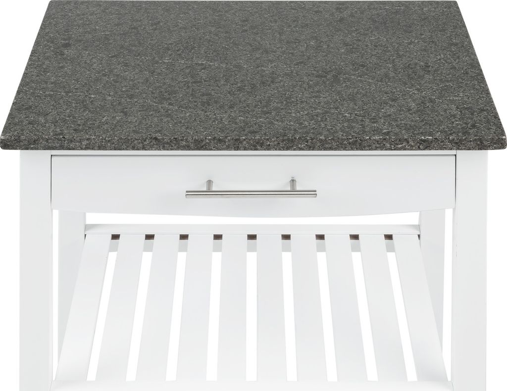 Klarstein Servierwagen, Küchenregal für Obst und Gemüse, Trolley auf Rädern, Rollwagen mit Arbeitsplatte, Bücher- und Barwagen, Küchenwagen, ...