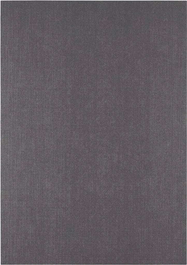 Papier cartonné A4 gris anthracite ligné 250g pour cartes d'invitation chic
