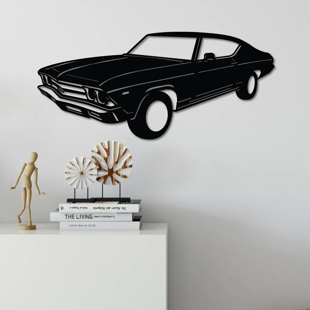 Habillez vos Murs Vides avec la Déco Métal Chevrolet Chevelle SS 1969