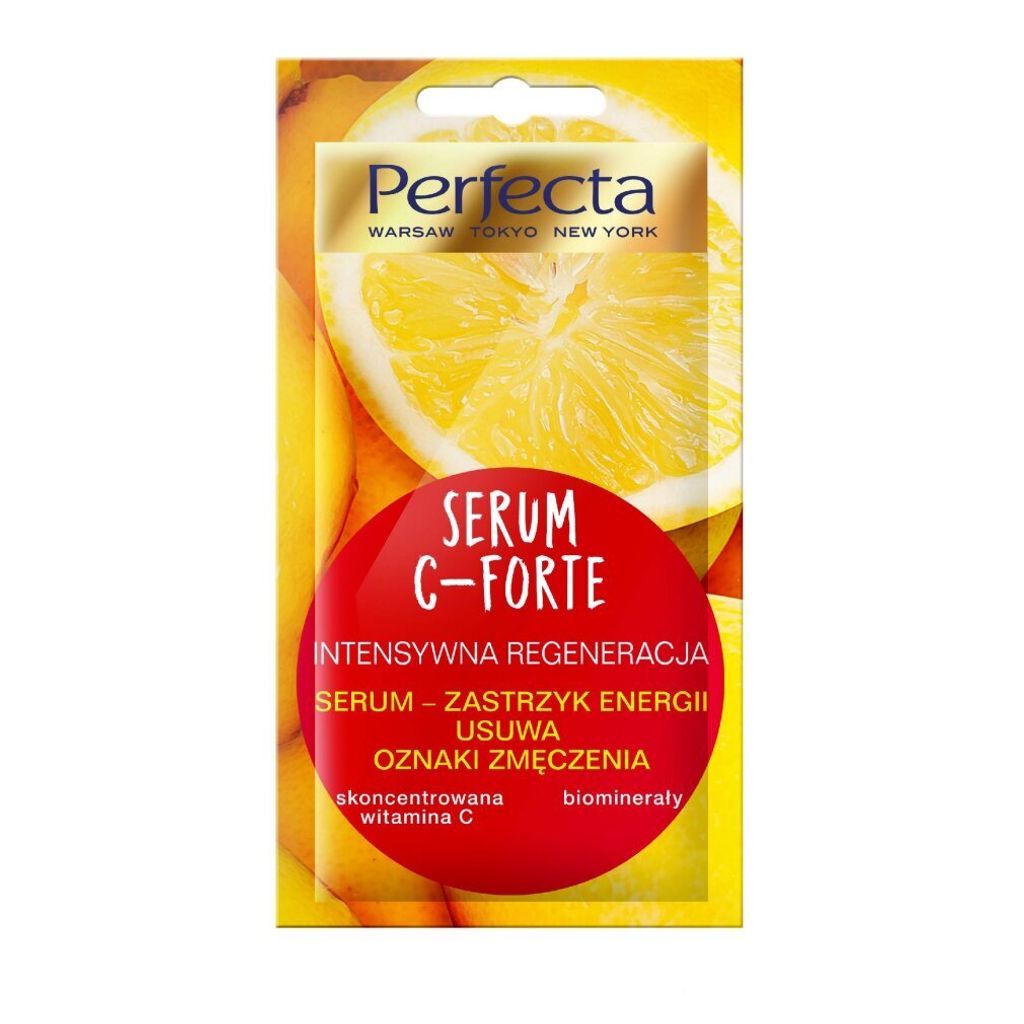 PERFECTA Serum C-Forte Intensiv-Regenerations-Serum Injektion beseitigt Anzeichen von Müdigkeit Vitamin C & Biominerale 8ml