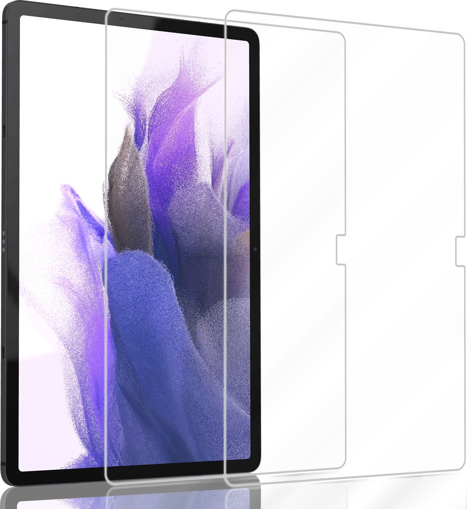 2-Pack Samsung Tab S7 FE Displayschutzfolie – gehärtetes Glas 9H – Sup Qualität 3D