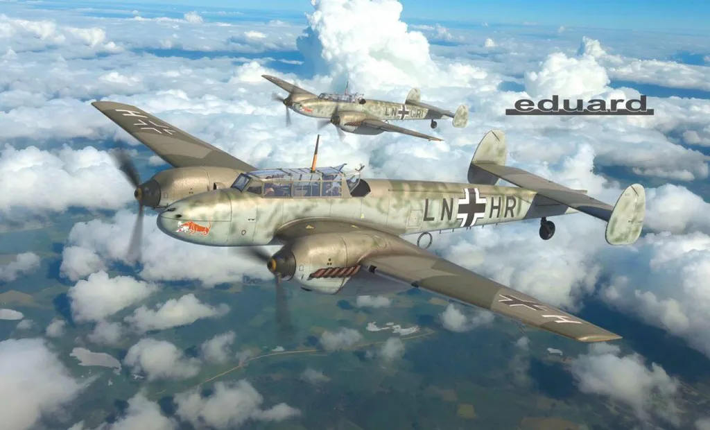Maquette Bf 110D Messerschmitt Édition Week-end Eduard 1:48 avion
