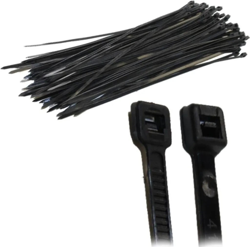 1000x fascette 180 x 3,5 mm resistenza alla trazione 12 kg nero stabile ai raggi UV