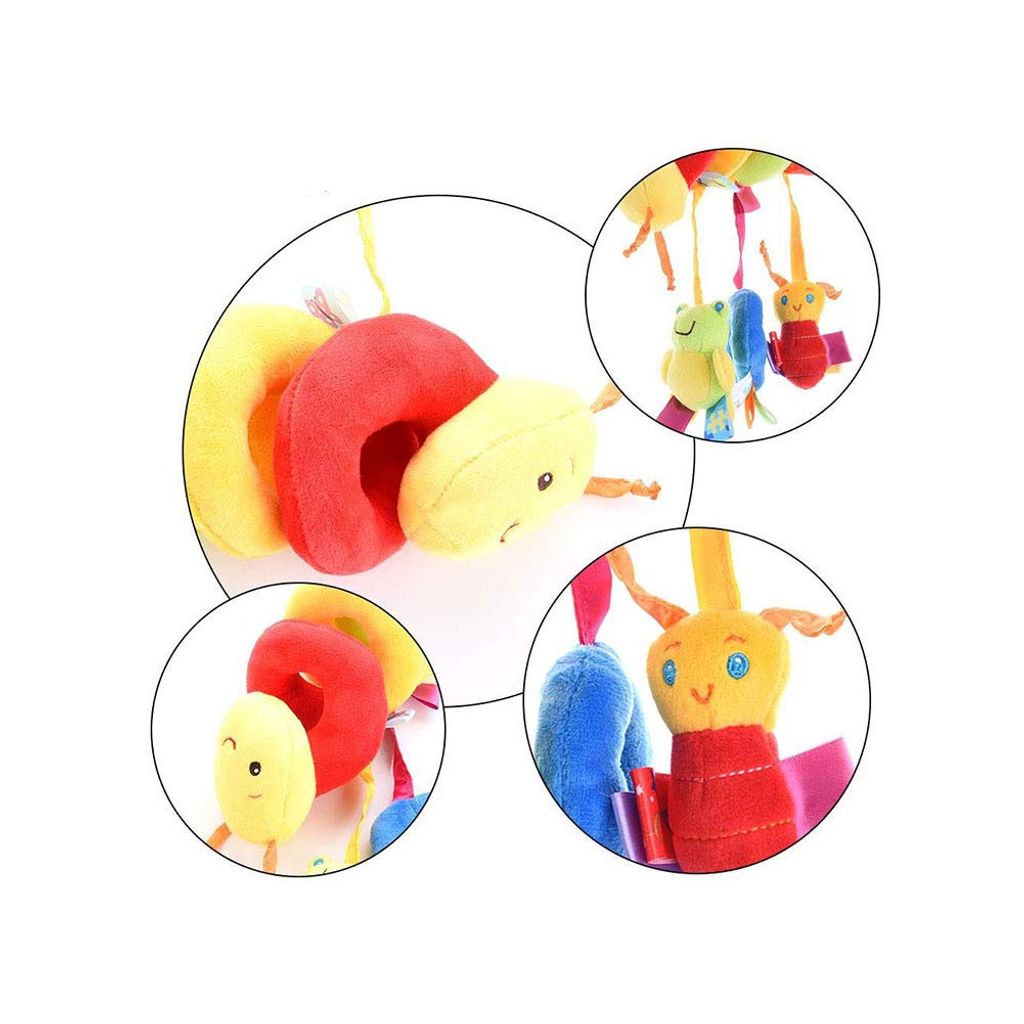 Baby Kinderwagenkette Hängen Spielzeug Krippe Rassel Spirale Greiflinge Mode NEU 
