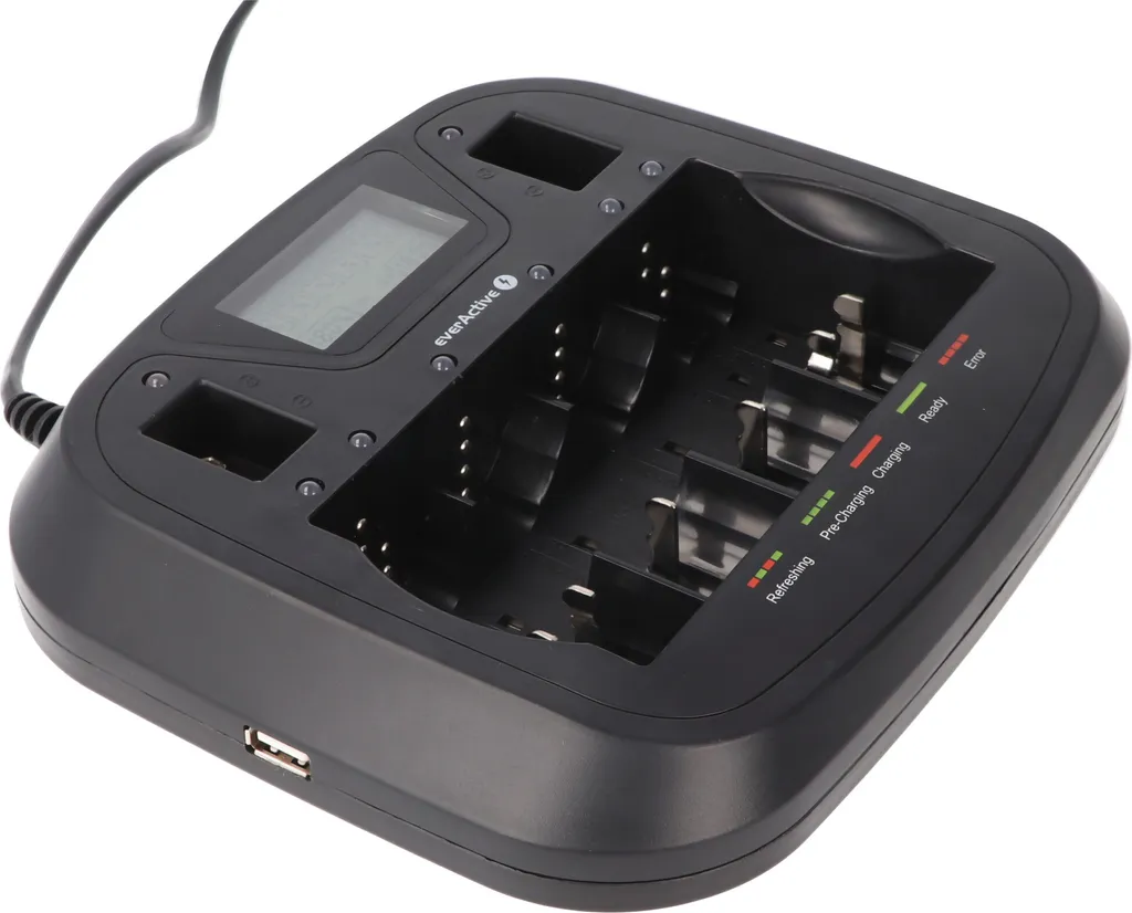 Chargeur de Batterie Universel everActive NC-900U LCD Multi-Format - 16