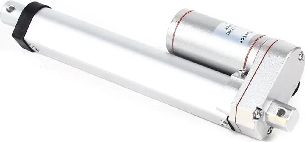 Vérin électrique 12V 10mm/s IP54 en aluminium rouge et sa télécommande RF - 3