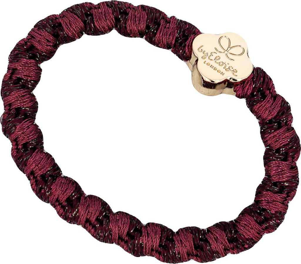 By Eloise London Gold Quatrefoil Woven Plum Produktbild 