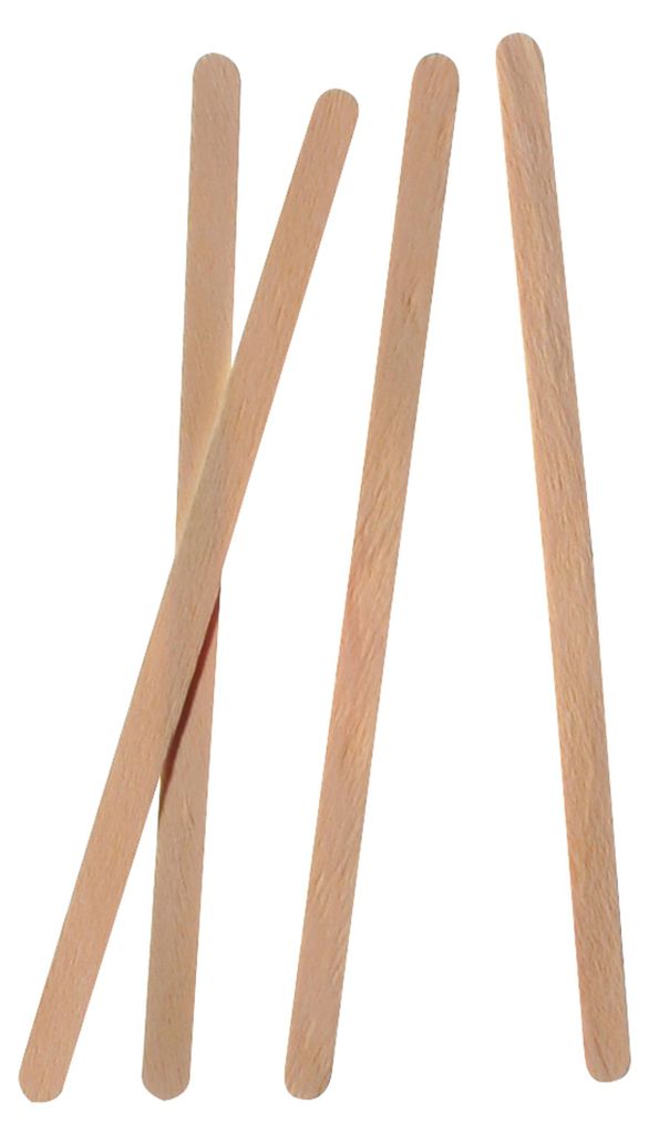 1000 agitateurs, bois "pur" 14 cm x 5 mm Image du produit 