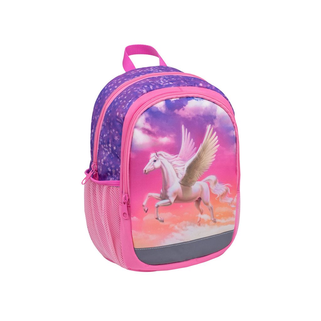 Belmil Kiddy Plus Kindergartenrucksack "Pegasus" für 3-6 Jährige Kinder mit Brustgurt
