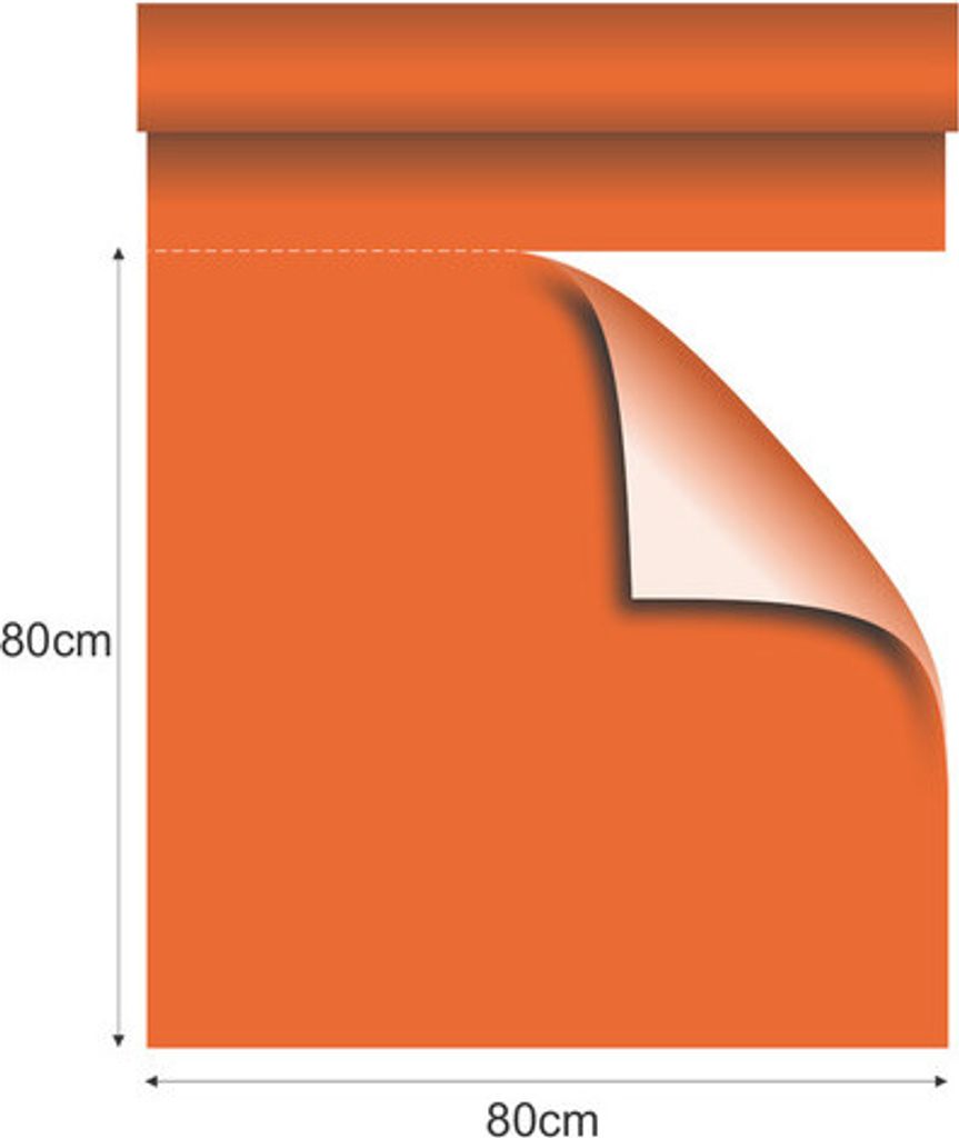 30 Mitteldecken 80cm x 80cm orange Vlies Ornamensa Airlaid Produktbild 