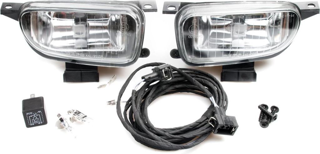 Nebelscheinwerfer Nachrüstung NSW Set Kit Komplettset passend für T4 Bus 96-03
