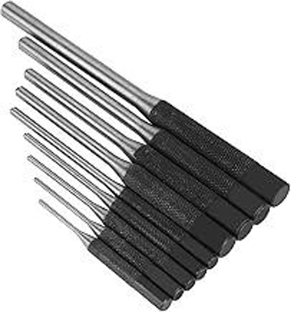 9PCS Durable Steel Roll Pin Punch Set Mechaniker Professionelles Werkzeugset für Automobil, Uhrenreparatur, Schmuck und Handwerk