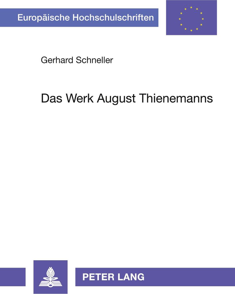 Das Werk August Thienemanns