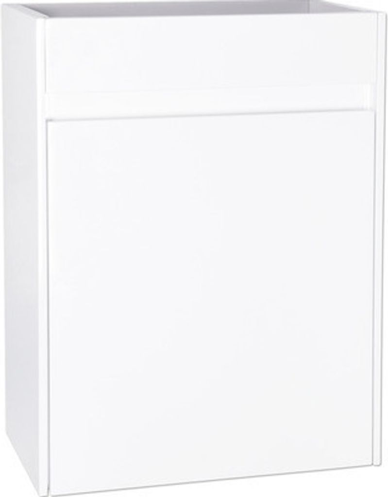Waschtischunterschrank Differnz HURA L BxHxT 39,5 x 52 cm x 21,5 cm Frontfarbe weiß