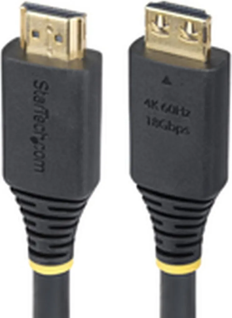 Cavo StarTech 5m HDMI 2.0 4K 60Hz - HDMI2-CABLE-GRIP-5M Nero