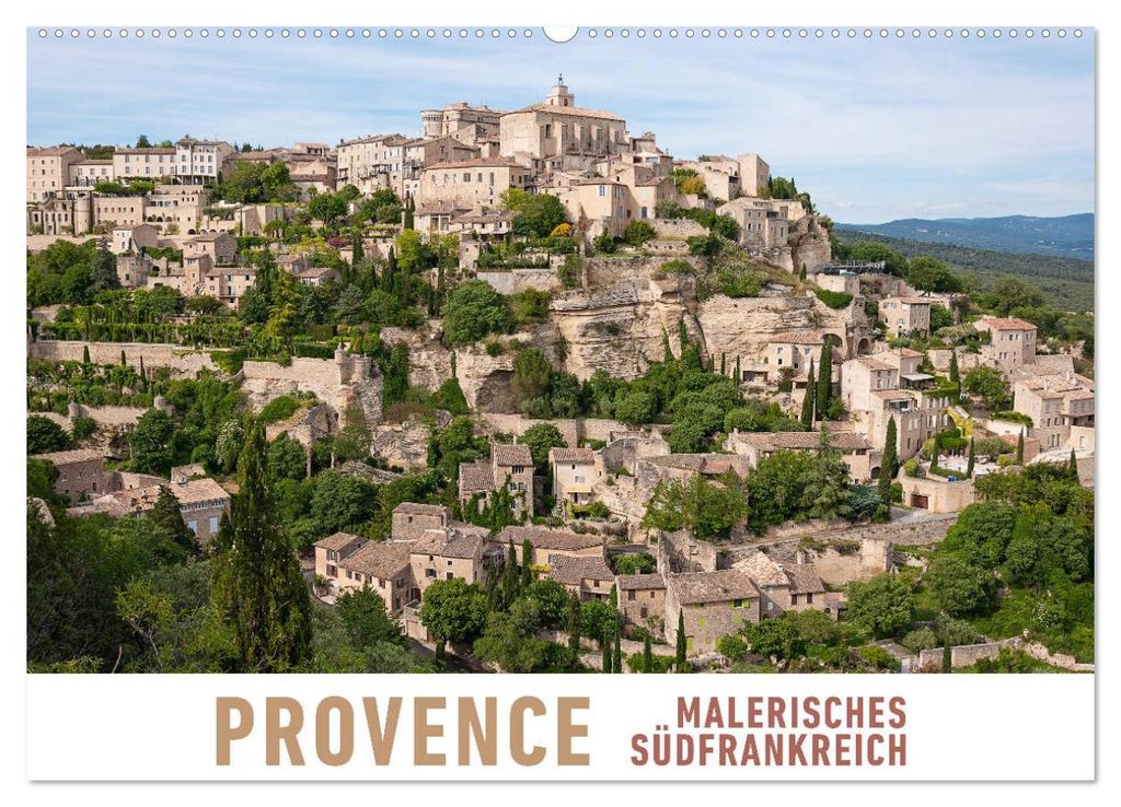 Provence: Malerisches Südfrankreich (Wandkalender 2027 DIN A2 quer), CALVENDO Monatskalender