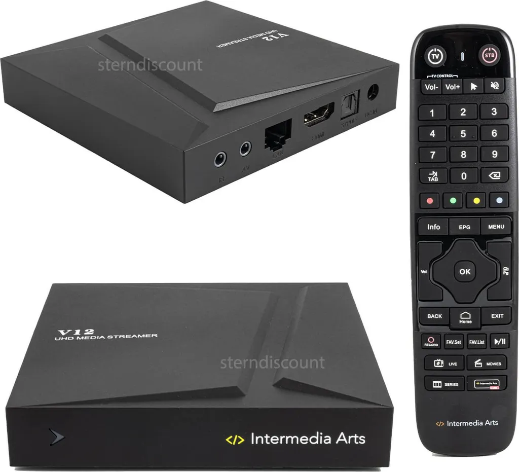 Passerelle Multimédia 4K Android 11 V12 avec Connexion Gigabit LAN - 7