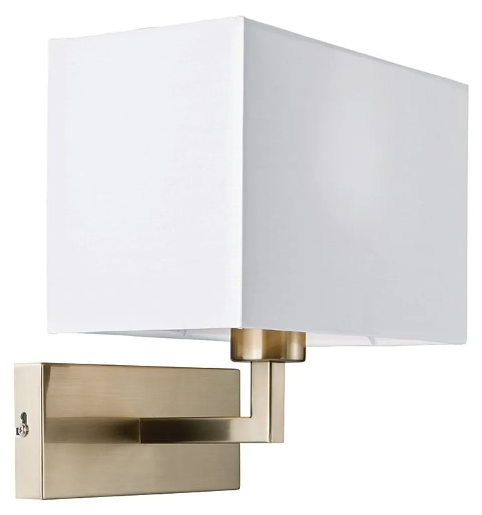 Applique murale nickel satiné PICCOLO avec interrupteur intégré 7W
