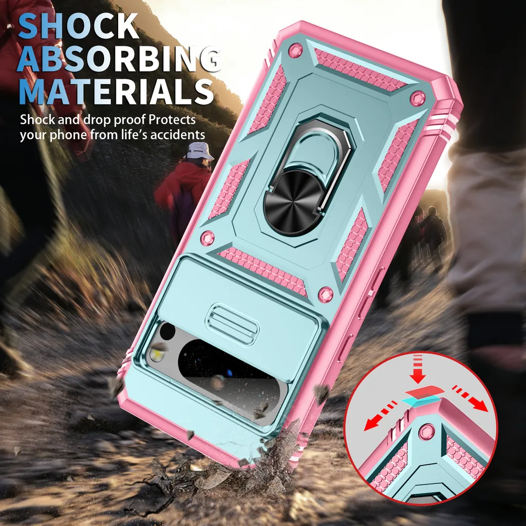 Cover Robusta Google Pixel 8 Pro: Protezione Completa e Cavalletto - 8