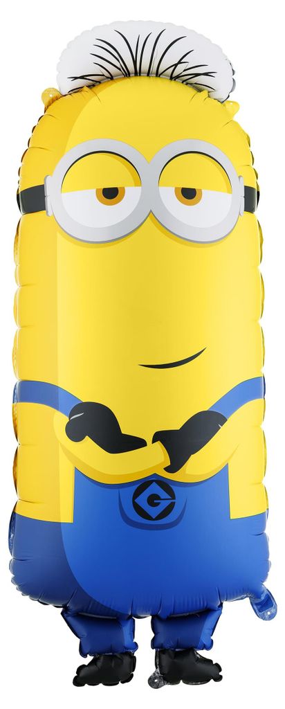 Palloncino in foil Minion Tim giallo e blu 100x40 cm Immagine del prodotto 