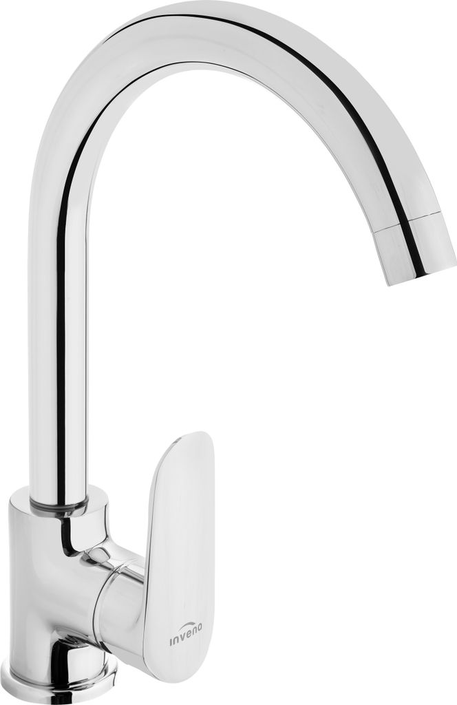 BADLAND Küchenarmatur Wasserhahn ESLA Küchenmischer für Küche in Silber